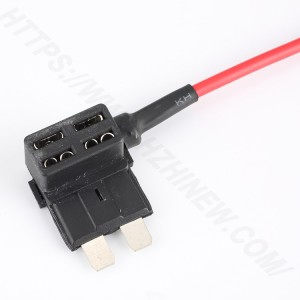 auto fuse holder with wires